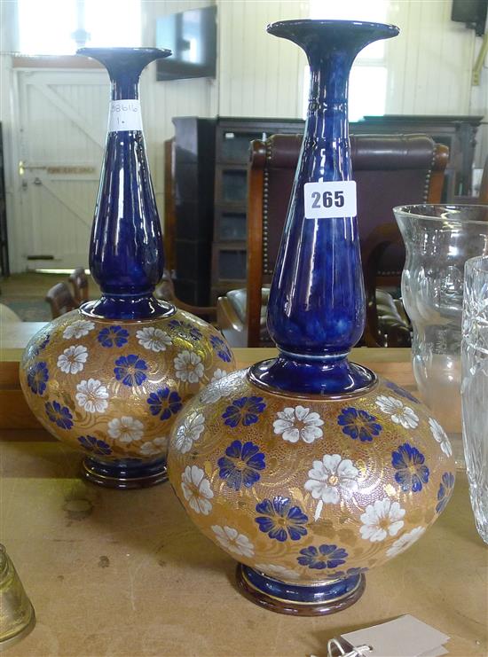 Pair of Doulton vases